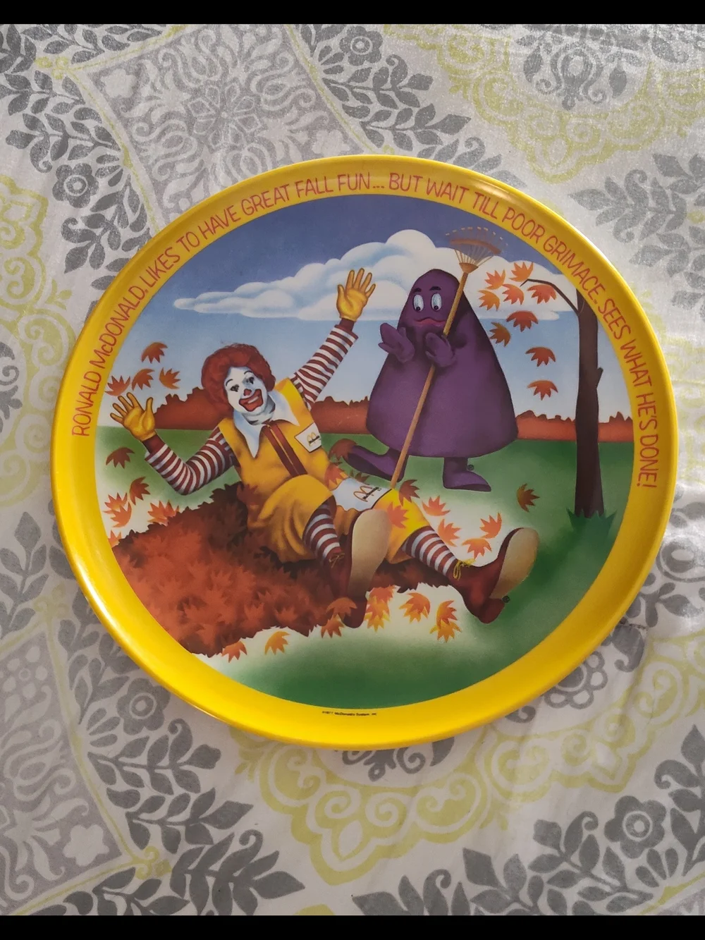 NEW! Vintage 1977 McDonald's Seasonal Collector Plates (Set Of 4)